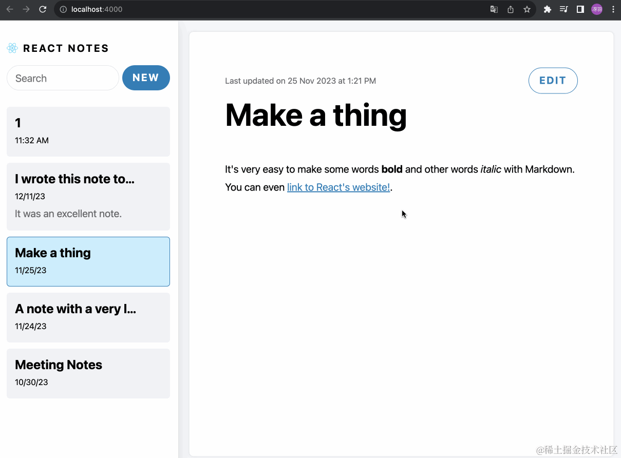 React Notes 删除.gif